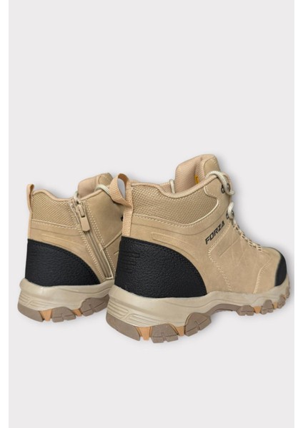 Unısex Soğuk Geçirmez Fermuarlı Trekking & Outdoor Bot Bej indirimleri