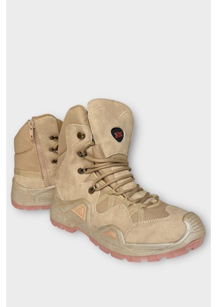 Kışlık Çöl Botu Taktikal Su Geçirmez ve Kaymaz Taban Erkektrekking & Outdoor Bot Bej fiyatları