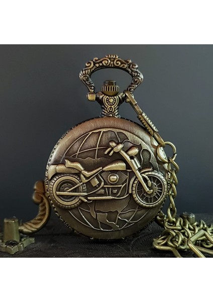 Motor Tasarımlı Köstekli Antika Saat modelleri