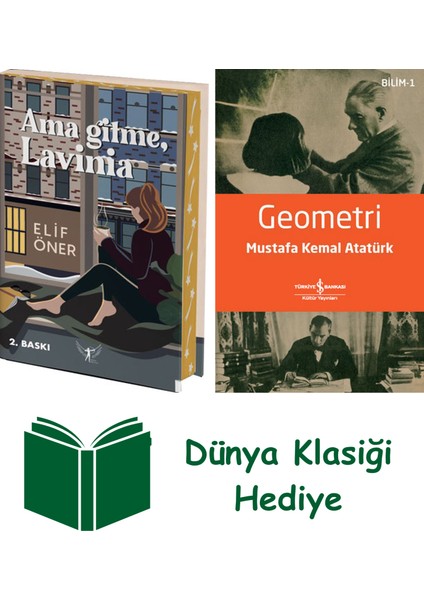 Ama Gitme Lavinia (Ciltli) + Geometri + Dünya Klasiği Hediye