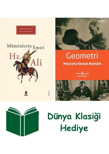 Müminlerin Emiri Hz. Ali + Geometri + Dünya Klasiği Hediye