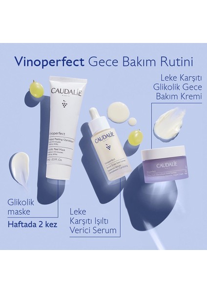 Vinoperfect Glikolik Maske 75 ml – Cildi Aydınlatan, Pürüzsüzleştiren ve Canlandıran Yüz Bakımı indirimleri