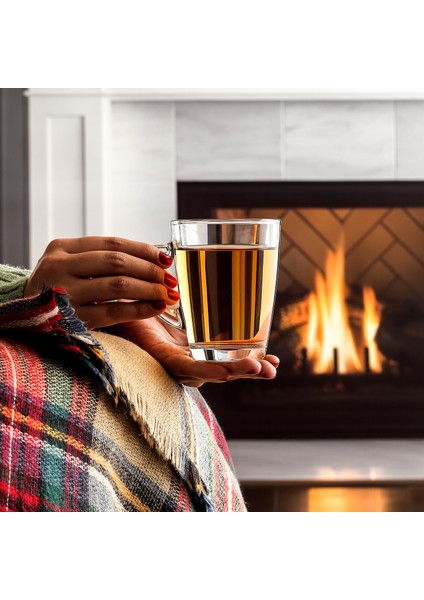 Vega Cam Kupa 6 Kişilik 300 ml Kulplu (Kahve/Çay Bardağı)