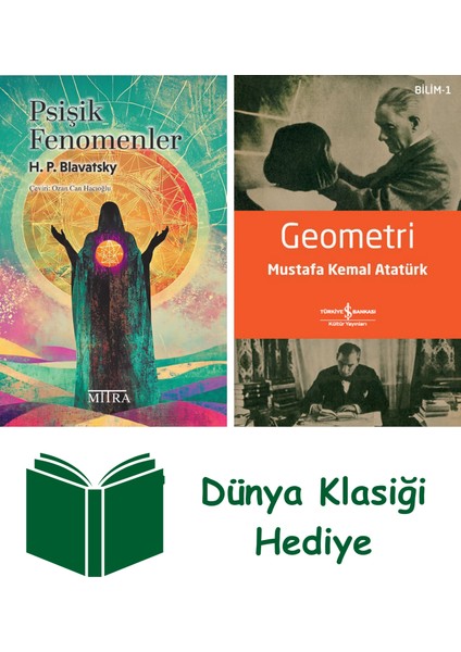 Psişik Fenomenler + Geometri + Dünya Klasiği Hediye
