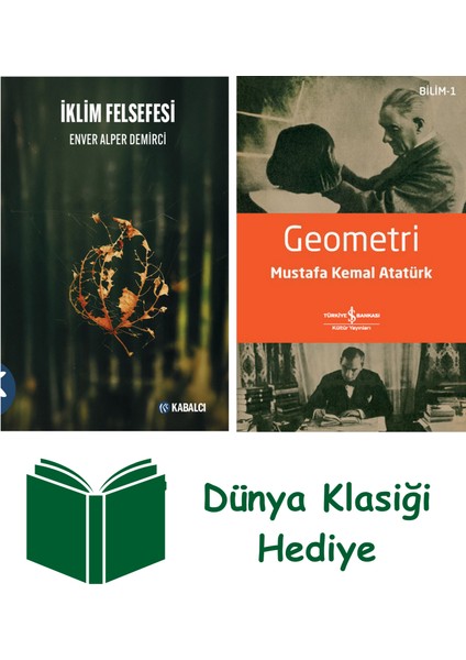 Iklim Felsefesi + Geometri + Dünya Klasiği Hediye