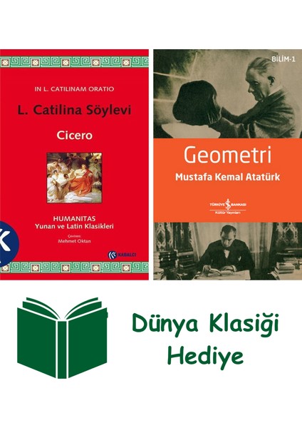 L. Catilina Söylevi + Geometri + Dünya Klasiği Hediye