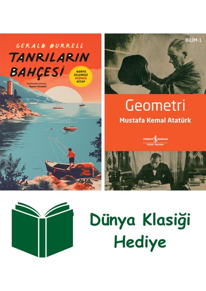 Tanrıların Bahçesi + Geometri + Dünya Klasiği Hediye