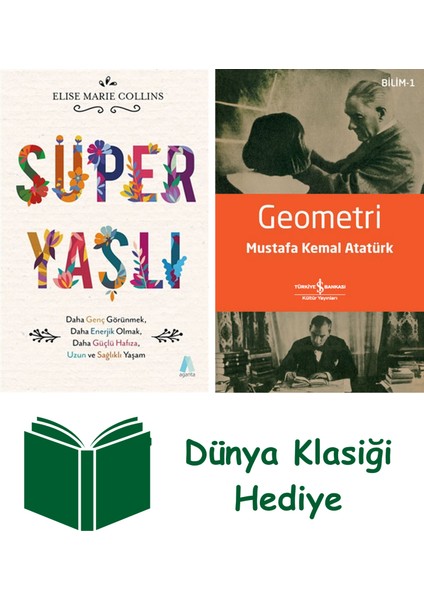 Süper Yaşlı + Geometri + Dünya Klasiği Hediye