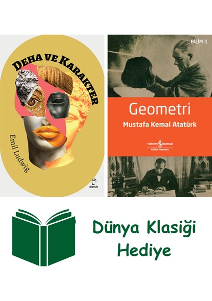 Deha ve Karakter + Geometri + Dünya Klasiği Hediye
