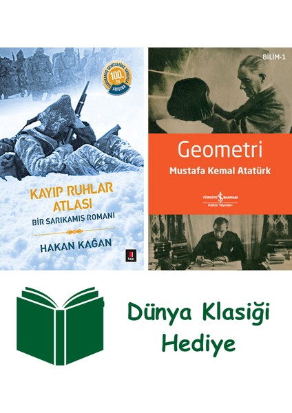 Kayıp Ruhlar Atlası + Geometri + Dünya Klasiği Hediye