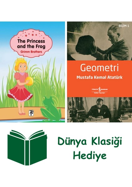 The Princess And The Frog + Geometri + Dünya Klasiği Hediye