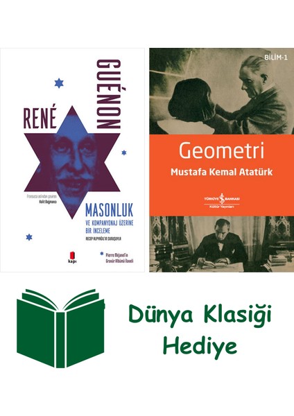 Masonluk + Geometri + Dünya Klasiği Hediye