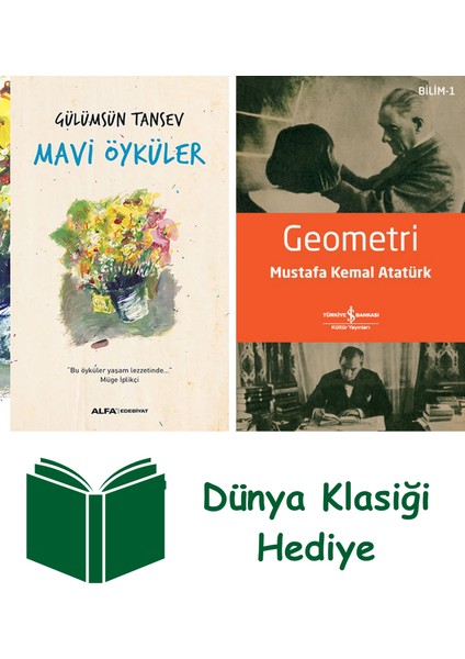 Mavi Öyküler + Geometri + Dünya Klasiği Hediye