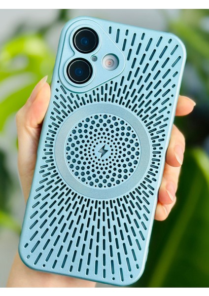 Iphone 16 Uyumlu Lensli Magsafe Özellikli Renkli Kılıf