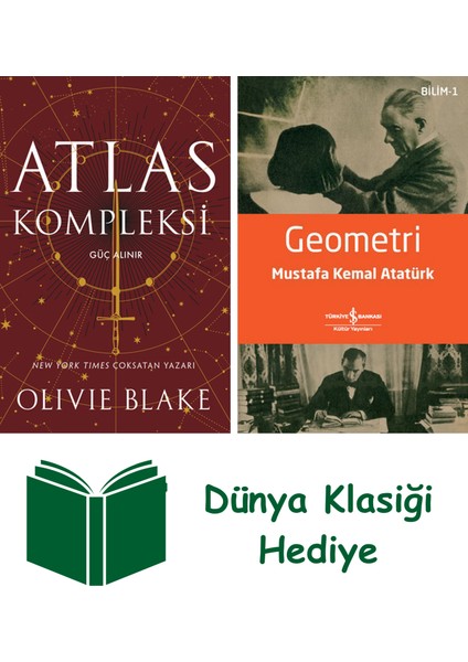 Atlas Kompleksi + Geometri + Dünya Klasiği Hediye
