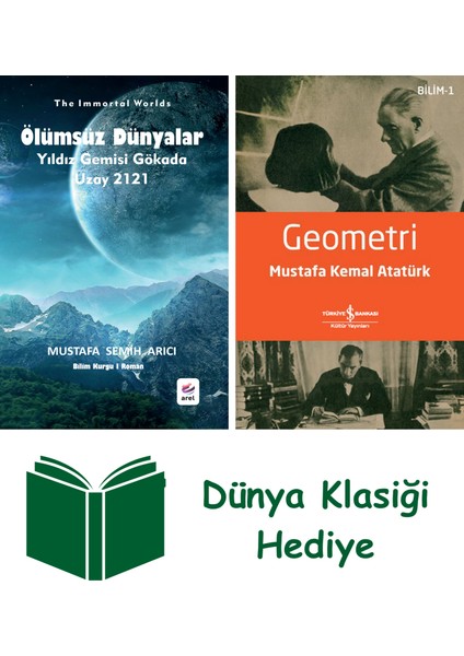 Ölümsüz Dünyalar - Yıldız Gemisi Gökada Uzay 2121 + Geometri + Dünya Klasiği Hediye