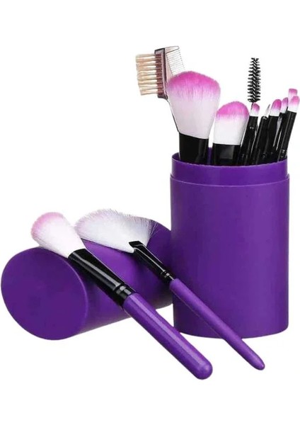 12 Parça Profesyonel Makyaj Fırça Seti indirimleri