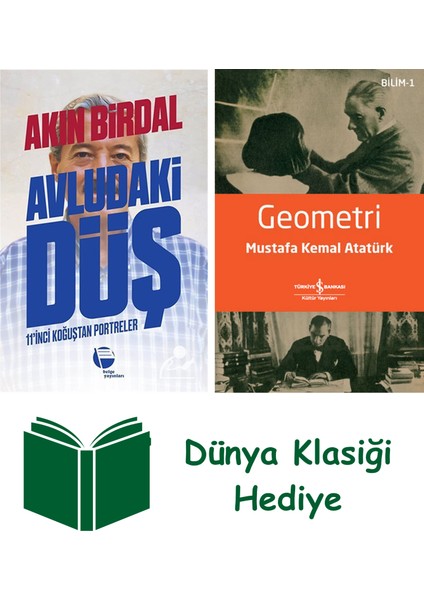 Avludaki Düş + Geometri + Dünya Klasiği Hediye