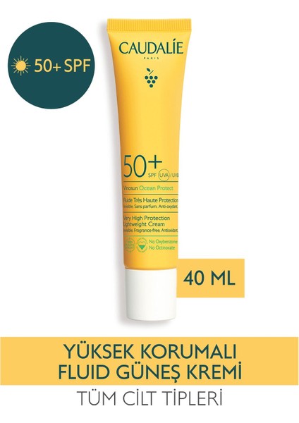 Vinosun SPF50+ Yüksek Koruma Hafif Güneş Kremi 40 ml Yüz ve Boyun Bölgesi İçin fiyatları