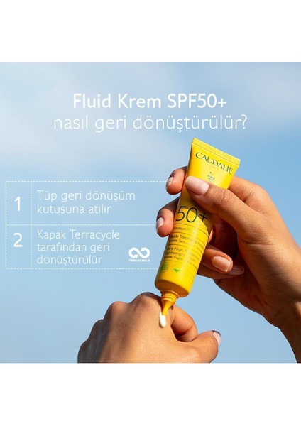Vinosun SPF50+ Yüksek Koruma Hafif Güneş Kremi 40 ml Yüz ve Boyun Bölgesi İçin