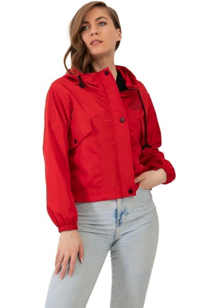 Kadın Su Geçirmez ve Rüzgara Dayanıklı Kapüşonlu Çıt Çıtlı Mevsimlik Yağmurluk fiyatları