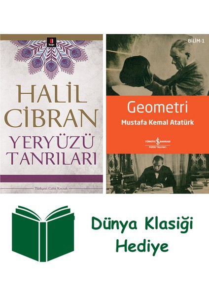 Yeryüzü Tanrıları + Geometri + Dünya Klasiği Hediye