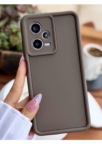 Redmi Note 12 Pro 5g Uyumlu Mat Lansman Parmak Izi Bırakmaz Esnek Silikon Kılıf