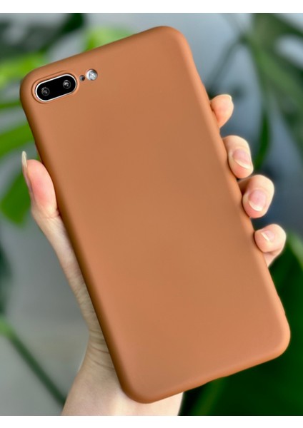 Iphone 7 Plus ve 8 Plus Uyumlu Içi Kadife Esnek Silikon Leke Tutmaz Lansman Kılıf