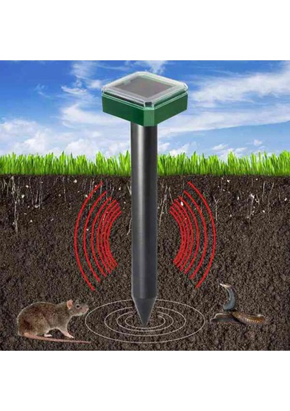 Solar Güneş Enerjili Akrep Köstebek Yılan Fare Kovucu 750 M2 Etkili Kare