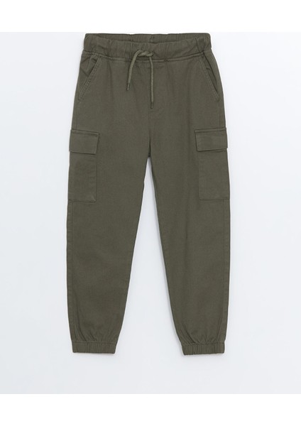 Yeni Sezon Beli Lastikli Erkek Çocuk Kargo Jogger Pantolon