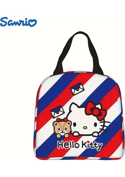 Beslenme Çantası Izoleli Sıcak Soğuk Koruma Hello Kitty Figürlü HKM487
