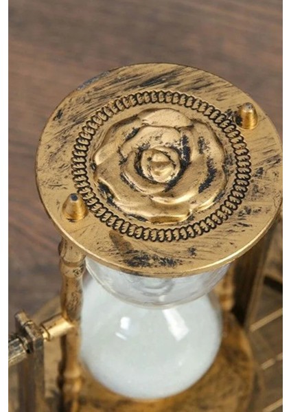 Zamanlı Kum Saati ve Yelken Dekor Kum Saati Seti 2li Dekoratif Bilblo Kum Saati Eskitme indirimleri