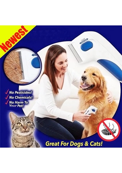 Flea Doctor Kedi ve Köpekler Için Pilli Pire Tarağı ( Lisinya ) fiyatları