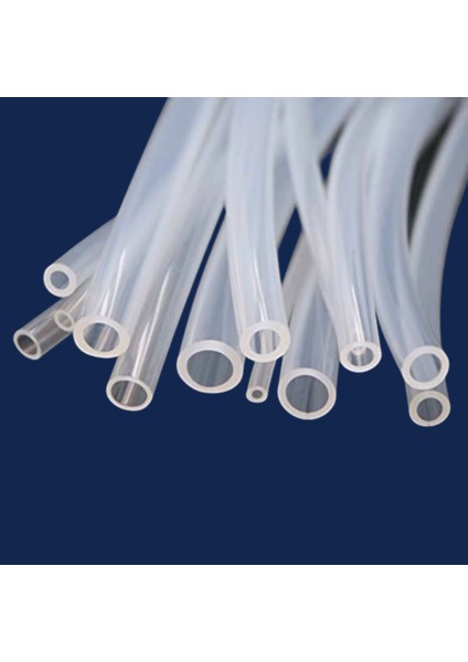 Şeffaf Silikon Hortum (Alman Wacker Ham Madde) 3x6 (İç Çap: 3 mm) (Dış Çap: 6 mm)