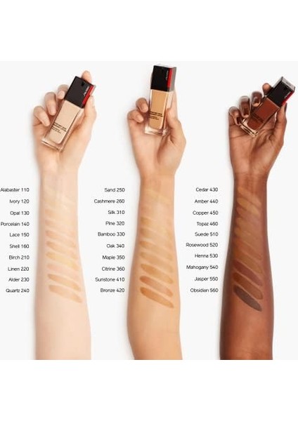 Shiseido Synchro Skin Radiant Lifting 330 Bamboo 30 ml Fondöten 1 Paket (1 x 1 Adet) modelleri