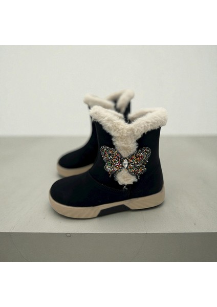 Kız Çocuk Kürklü Kelebek Detaylı Bot modelleri