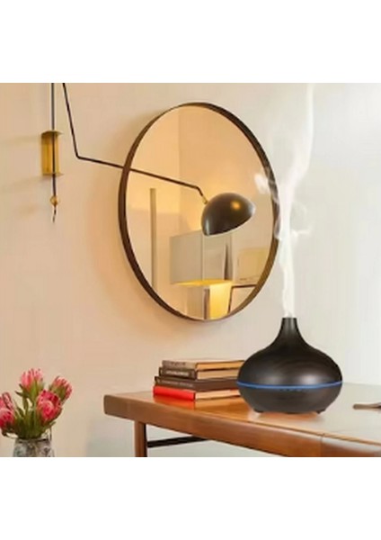 Hava Nemlendirici 7 LED Işıklı Aromatik Oda Kokusu 550 ml Kahve Aroma Difüzörü Buhar Makinası - Lisinya fırsatları