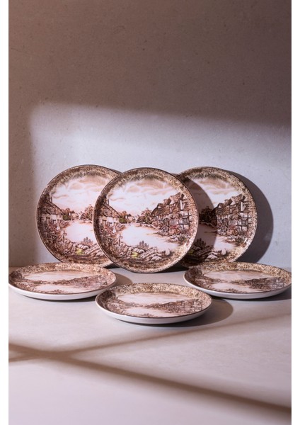 Olde English Countryside 6 Kişilik Pasta Takımı 21 cm fiyatları