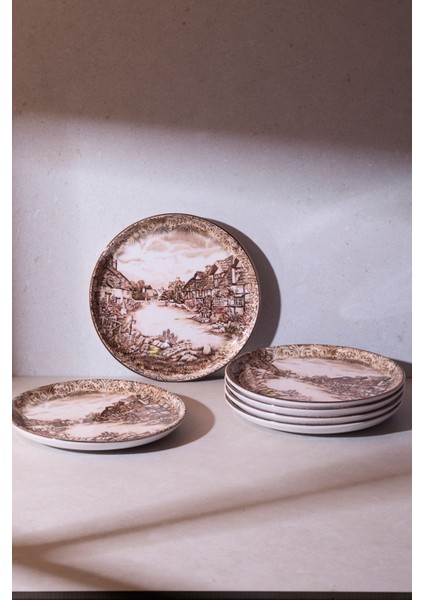 Olde English Countryside 6 Kişilik Pasta Takımı 21 cm indirimleri