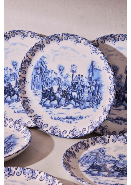 Coaching Brothers 6 Kişilik Pasta Takımı 21 cm modelleri