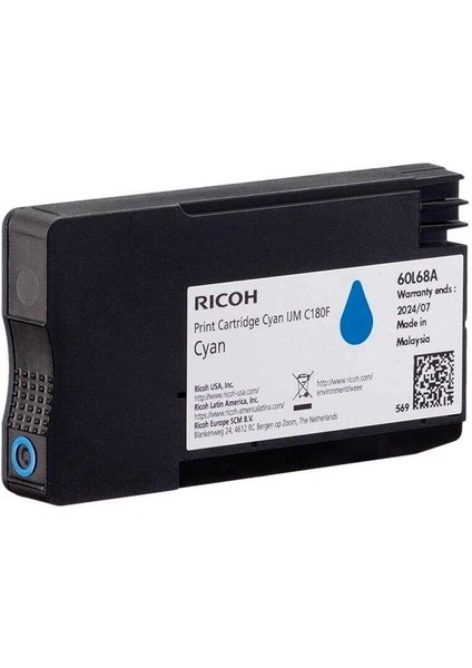 C180F 408518-60L68A Mavi Orijinal Kartuş