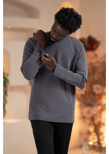 Modal Esnek Kumaş Regular Fit Mevsimlik Sweatshirt fiyatları