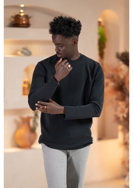 Modal Esnek Kumaş Regular Fit Mevsimlik Sweatshirt fiyatları