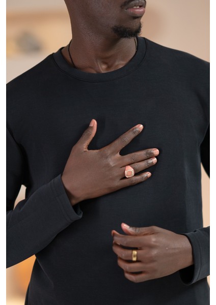 Modal Esnek Kumaş Regular Fit Mevsimlik Sweatshirt indirimleri