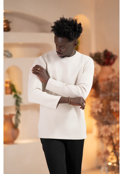 Modal Esnek Kumaş Regular Fit Mevsimlik Sweatshirt fiyatları