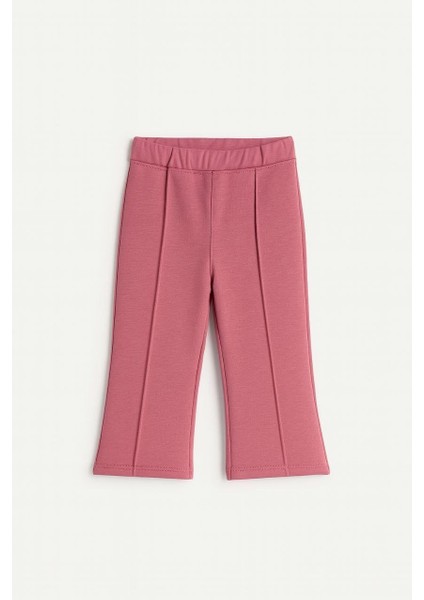 Kız Çocuk Pembe Fırfırlı Ikili Takım I Bluz ve Ispanyol Paça Pantolon I Gömlek Süveter Eşofman Takım fırsatları