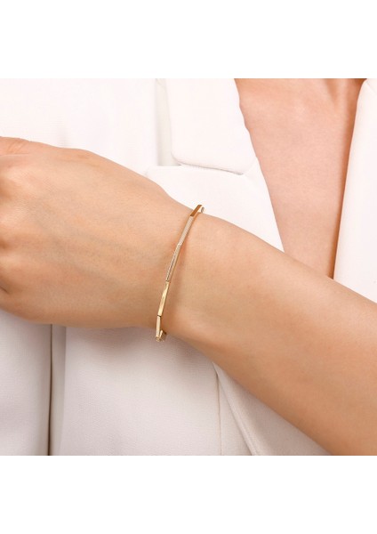 Altın Kelepçe Bilezik - 14K modelleri