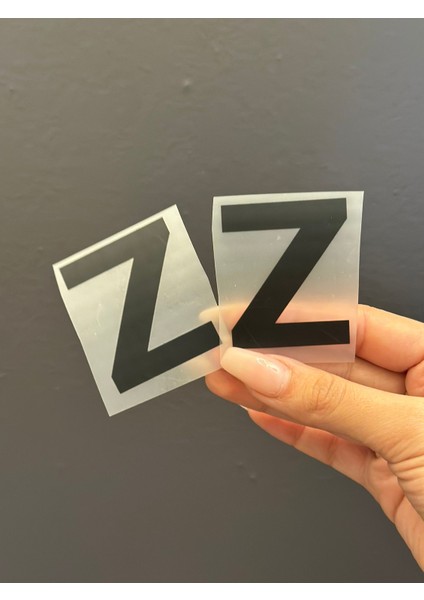 2 Li Ütü Ile Yapışan Z Harfi Arma Transfer Baskı modelleri