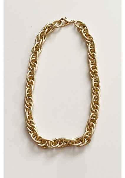 Işıltılı Zincir Klasik Gold Kolye modelleri