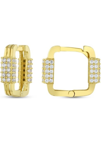 Altın Tasarım Küpe - 14K